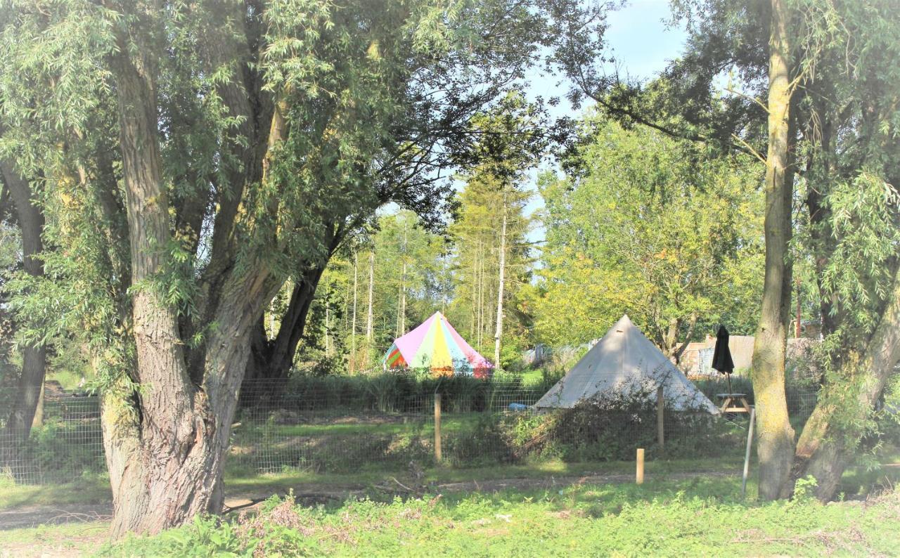 Rum Bridge "Owl Watch" Wooden Tipi Hotell Sudbury  Exteriör bild
